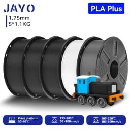 JAYO 3D PETG/PLA/PLA PLUS Printer Filament 1.75mm 5.5KG 100% No Bubble Non-Toxic 3D Printing Materials for 3D Printer&3D Pen