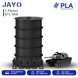 JAYO 3D PETG/PLA/PLA PLUS Printer Filament 1.75mm 5.5KG 100% No Bubble Non-Toxic 3D Printing Materials for 3D Printer&3D Pen
