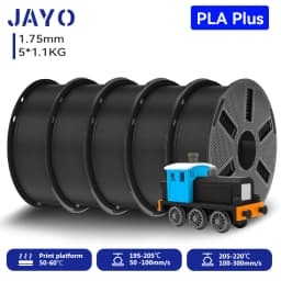 JAYO 3D PETG/PLA/PLA PLUS Printer Filament 1.75mm 5.5KG 100% No Bubble Non-Toxic 3D Printing Materials for 3D Printer&3D Pen