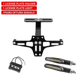 For Zontes G1 125 ZT125 G1 ZT125U ZT 125 U ZT 310X ZT310R Motorcycle Adjustable Rear Tail Tidy License Plate Holder Bracket LED