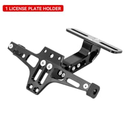 For Zontes G1 125 ZT125 G1 ZT125U ZT 125 U ZT 310X ZT310R Motorcycle Adjustable Rear Tail Tidy License Plate Holder Bracket LED