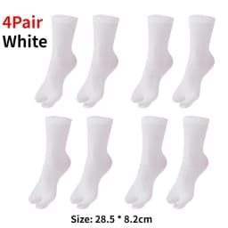 1-5Pair Japanese Style Two Finger Socks Unisex Clog Socks Polyester Toe Separation Socks Kimono Flip Flop Sandal Split Toe Sock