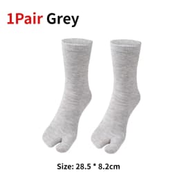 1-5Pair Japanese Style Two Finger Socks Unisex Clog Socks Polyester Toe Separation Socks Kimono Flip Flop Sandal Split Toe Sock