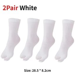 1-5Pair Japanese Style Two Finger Socks Unisex Clog Socks Polyester Toe Separation Socks Kimono Flip Flop Sandal Split Toe Sock