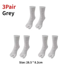 1-5Pair Japanese Style Two Finger Socks Unisex Clog Socks Polyester Toe Separation Socks Kimono Flip Flop Sandal Split Toe Sock