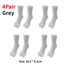 1-5Pair Japanese Style Two Finger Socks Unisex Clog Socks Polyester Toe Separation Socks Kimono Flip Flop Sandal Split Toe Sock