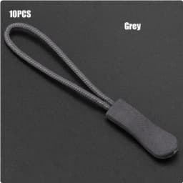 10pcs Replacement Zipper Clip Broken Buckle Zipper Pull Puller End Rope Tag Fixer Zip Cord for Travel Bag Suitcase Tent Backpack