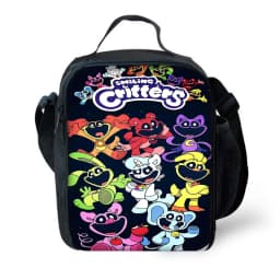 Child School Cute For Smilings Critters Backpack with Lunch Bags ,Pencil Bags ,School Bags for Boys Girls Best Gift