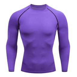 Compression Tops Gym T Shirt Men Fitness Tight Rashgad Bodybuilding Sports T-Shirt Quick Dry Running Long Sleeve