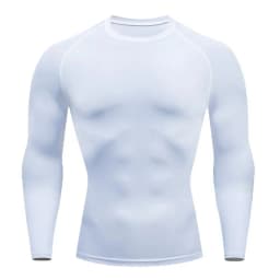 Compression Tops Gym T Shirt Men Fitness Tight Rashgad Bodybuilding Sports T-Shirt Quick Dry Running Long Sleeve