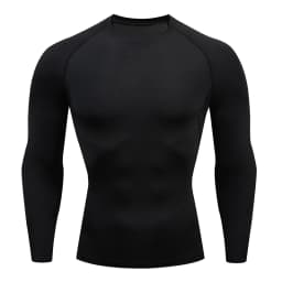 Compression Tops Gym T Shirt Men Fitness Tight Rashgad Bodybuilding Sports T-Shirt Quick Dry Running Long Sleeve