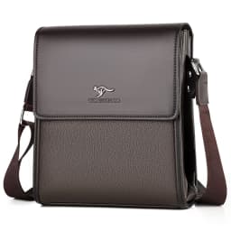 Luxury Brand Messenger Bag Men Leather Side Shoulder Bag For Men Business Office Work Bag Male Briefcase Casual Crossbody Bag