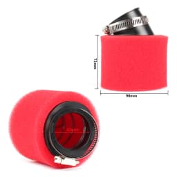 For pz30 carburetor 200cc 250cc ATV PIT DIRT BIKE Motorcycle 35 38 42 45 48mm Air Filter Degree ANGLED FOAM Pod Cleaner