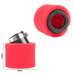 For pz30 carburetor 200cc 250cc ATV PIT DIRT BIKE Motorcycle 35 38 42 45 48mm Air Filter Degree ANGLED FOAM Pod Cleaner