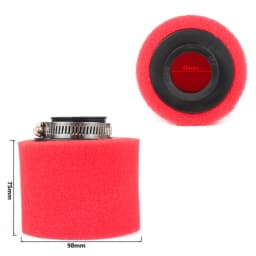 For pz30 carburetor 200cc 250cc ATV PIT DIRT BIKE Motorcycle 35 38 42 45 48mm Air Filter Degree ANGLED FOAM Pod Cleaner