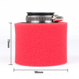 For pz30 carburetor 200cc 250cc ATV PIT DIRT BIKE Motorcycle 35 38 42 45 48mm Air Filter Degree ANGLED FOAM Pod Cleaner