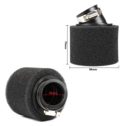 For pz30 carburetor 200cc 250cc ATV PIT DIRT BIKE Motorcycle 35 38 42 45 48mm Air Filter Degree ANGLED FOAM Pod Cleaner
