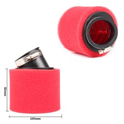 For pz30 carburetor 200cc 250cc ATV PIT DIRT BIKE Motorcycle 35 38 42 45 48mm Air Filter Degree ANGLED FOAM Pod Cleaner
