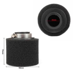 For pz30 carburetor 200cc 250cc ATV PIT DIRT BIKE Motorcycle 35 38 42 45 48mm Air Filter Degree ANGLED FOAM Pod Cleaner