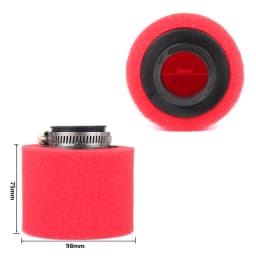 For pz30 carburetor 200cc 250cc ATV PIT DIRT BIKE Motorcycle 35 38 42 45 48mm Air Filter Degree ANGLED FOAM Pod Cleaner