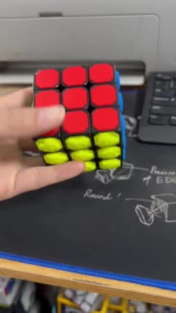 YongJun YJ 3x3x3 Magic Cube Puzzle Game Touching Stickerless Finger Touch 3x3x3 Cubo Magico Toy For Children Kids Blind Gift Toy