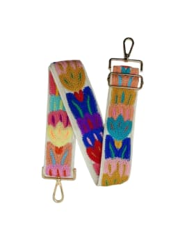 Hand Embroidered Vintage Style Shoulder Strap Multipurpose Fashion Purse Handbags Accessories Adjustable Comfort Accessory Strap