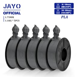 JAYO 5 Rolls 3D Filament PLA/PLA META/PETG/SILK PLA+/Wood/PLA Marblel/ APLA 1.75mm1.1KG 3D Printer Filament for FDM Muticolor