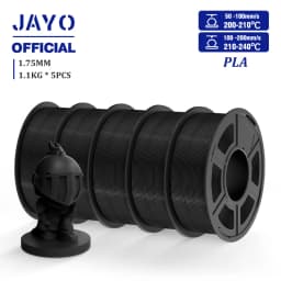 JAYO 5 Rolls 3D Filament PLA/PLA META/PETG/SILK PLA+/Wood/PLA Marblel/ APLA 1.75mm1.1KG 3D Printer Filament for FDM Muticolor