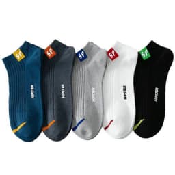 5/10/20/30 Pairs Neutral Simple Men Women Boat Socks Fashionable Versatile Comfortable Breathable Sweat Absorbing Casual Socks