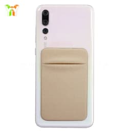 Stretchy Cell Phone Pocket Stick On Card Wallet, Unisex Adhesive Sticker, Credit Card Sleeve Pouch, High Quality