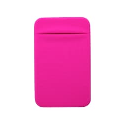 Stretchy Cell Phone Pocket Stick On Card Wallet, Unisex Adhesive Sticker, Credit Card Sleeve Pouch, High Quality