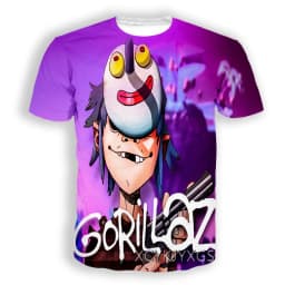 Rock Band Gorillaz 3d Printed T-shirt Men Women Fashion T-shirt Kids Hip Hop Tops Tees Punk Tshirt Graphic T Shirt Mens Clothing