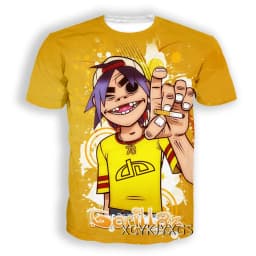 Rock Band Gorillaz 3d Printed T-shirt Men Women Fashion T-shirt Kids Hip Hop Tops Tees Punk Tshirt Graphic T Shirt Mens Clothing