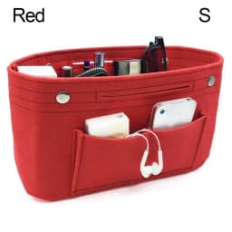Women's Organizer Handbag Insert Bag Felt Travel Bag Insert Liner Purse Organiser Pouch