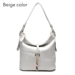 Zency Elegant Women Red Leather Handbag 100% Genuine Leather Lady Hobo Bag Charming Ring Medium Shoulder Bag Bright Yellow Bags
