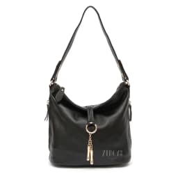 Zency Elegant Women Red Leather Handbag 100% Genuine Leather Lady Hobo Bag Charming Ring Medium Shoulder Bag Bright Yellow Bags