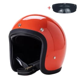 Vintage 500TX Open Face Motorcycle Helmet Retro Scooter Riding 3/4 Jet Casco Moto Capacete Japanese Korea Style BLD