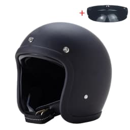 Vintage 500TX Open Face Motorcycle Helmet Retro Scooter Riding 3/4 Jet Casco Moto Capacete Japanese Korea Style BLD