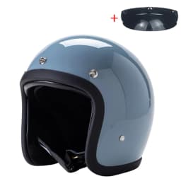 Vintage 500TX Open Face Motorcycle Helmet Retro Scooter Riding 3/4 Jet Casco Moto Capacete Japanese Korea Style BLD