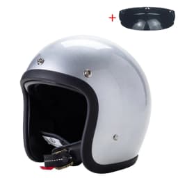 Vintage 500TX Open Face Motorcycle Helmet Retro Scooter Riding 3/4 Jet Casco Moto Capacete Japanese Korea Style BLD