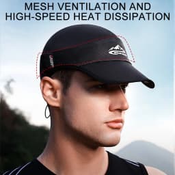 Women Men Fast Drying Bicycle Sun Hat Outdoor Sports Running Hat Wearing UV Resistant Bicycle Climbing Hat Fishing Headwear