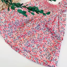 Summer Floral Smocked Vest Dress for Girls Vestidos European Style Baby Dresses Soft Breathable Cotton Children Beach Dress