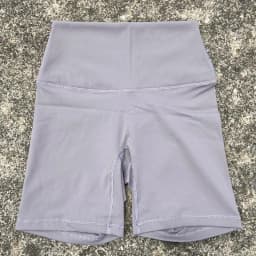 Solid Color Women Fitness Sports Short High Waist Yoga Short Leg Cycling Comprehensive Training Jog Squat Proof Internal Pocket