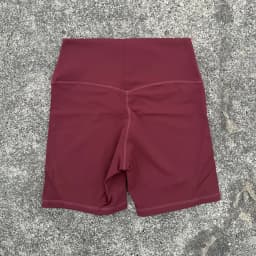Solid Color Women Fitness Sports Short High Waist Yoga Short Leg Cycling Comprehensive Training Jog Squat Proof Internal Pocket