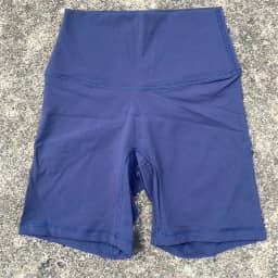 Solid Color Women Fitness Sports Short High Waist Yoga Short Leg Cycling Comprehensive Training Jog Squat Proof Internal Pocket