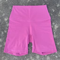Solid Color Women Fitness Sports Short High Waist Yoga Short Leg Cycling Comprehensive Training Jog Squat Proof Internal Pocket