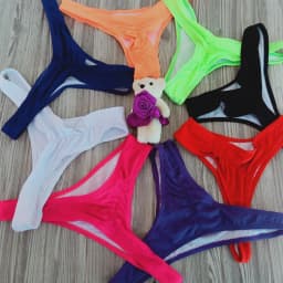 Exy Tiny Brazilian Bikini Bottom Female Swimwear Women G-String Briefs Micro Mini Thong Panties Underwear Plus Size Tanga 