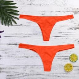 Exy Tiny Brazilian Bikini Bottom Female Swimwear Women G-String Briefs Micro Mini Thong Panties Underwear Plus Size Tanga 