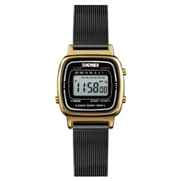 SKMEI 1901 Luxury Women Watches Small Dial Digital Chrono Calendar Watch Waterproof Ladies Wristwatch Clock Montre femme 1620