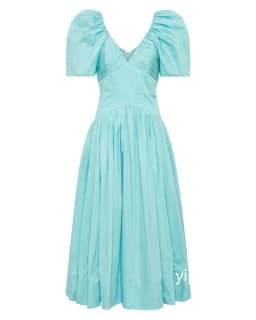 Customized Matching Jersey A-line V-neck Midi Dresses Prom Dresses Classic Exquisite Modern Style Pastrol Unisex Chinese Style